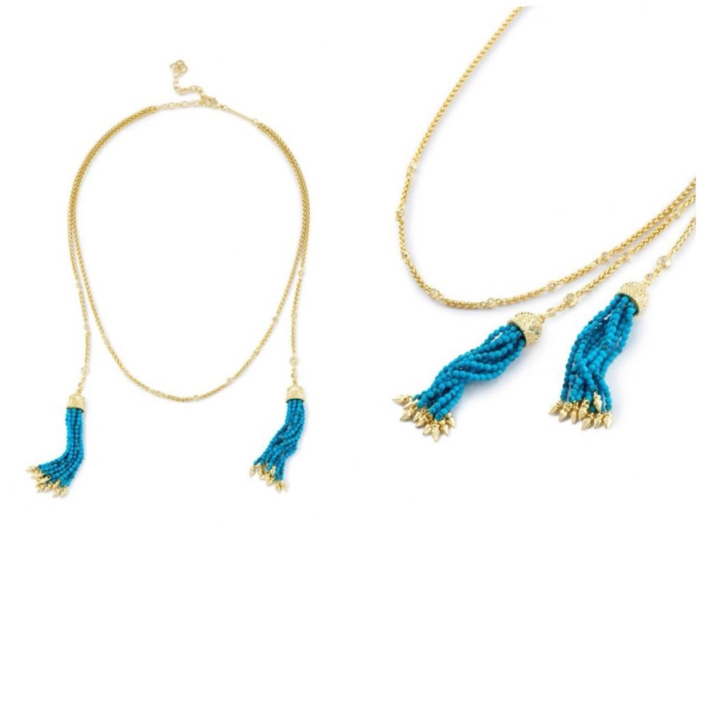 NWOT Kendra Scott Monique Lariat Necklace